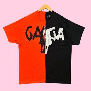 Lady Gaga Mayhem Album Synth-Pop Split Tee XL